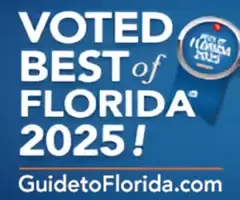 Voted Best of Florida 2025 badge