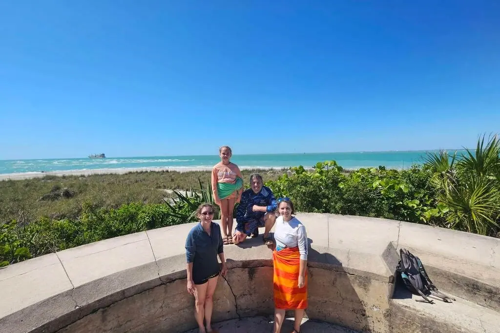 Family enjoying a sunny day on the water near St. Pete Beach