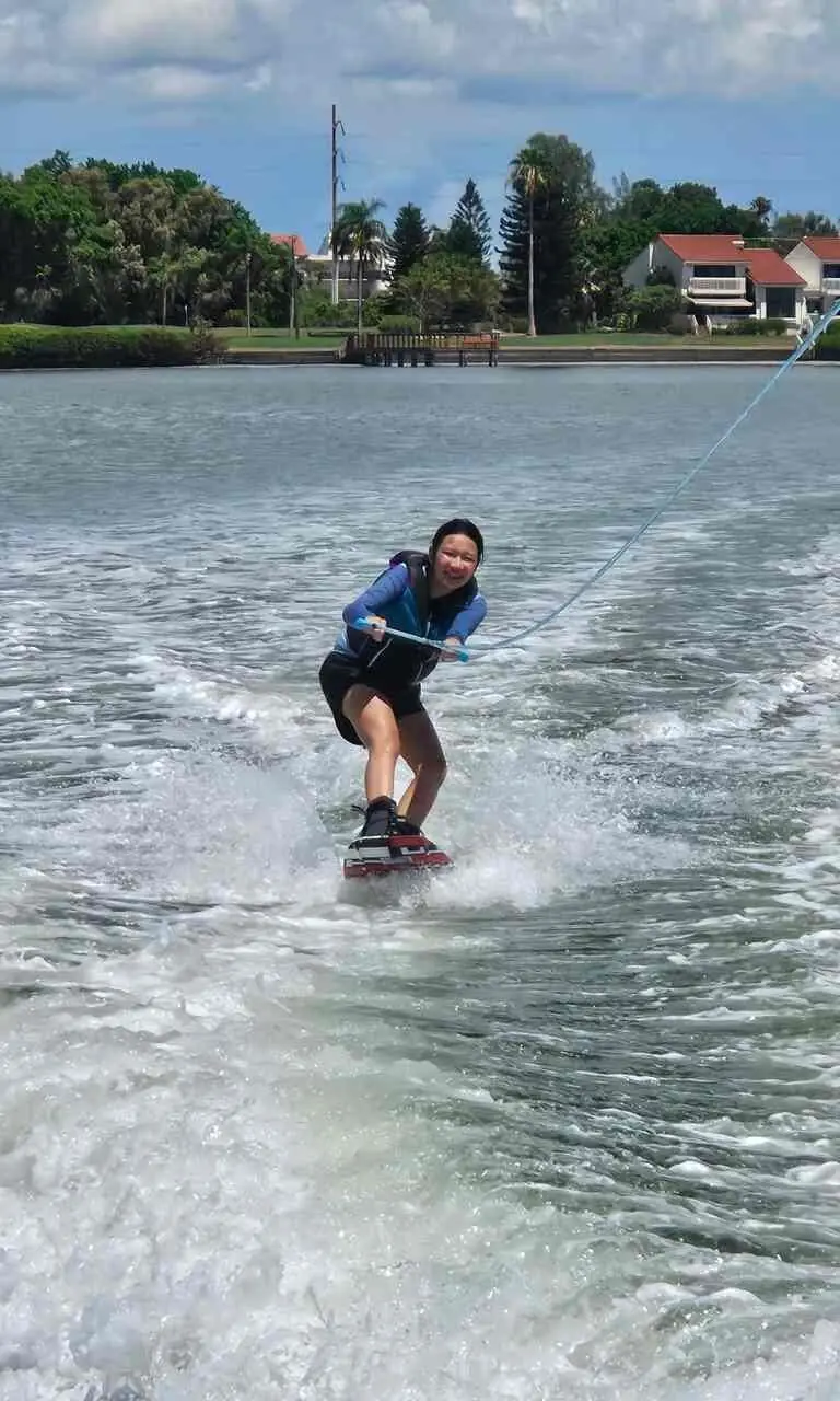 Wakeboarding with Captain Allen out of Gulfport