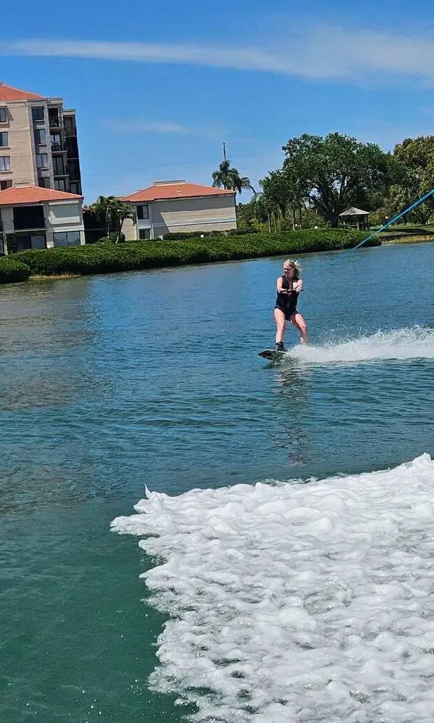 Water Skiing with Captain Allen out of Gulfport