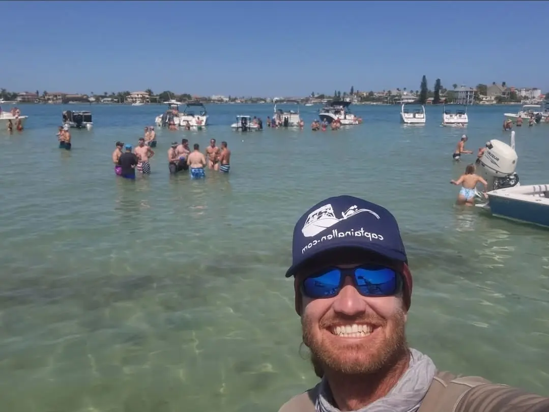 Sandbar Parties on Tampa Bay near Gulfport, Florida