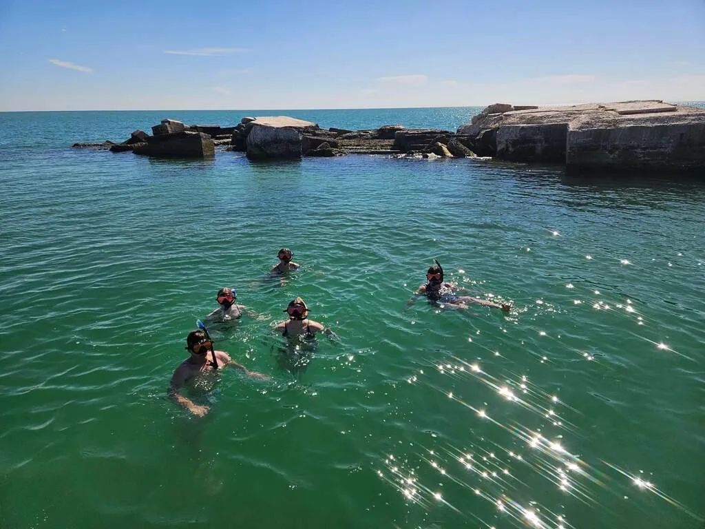 Snorkeling Tours with Captain Allen on Tampa Bay near Gulfport