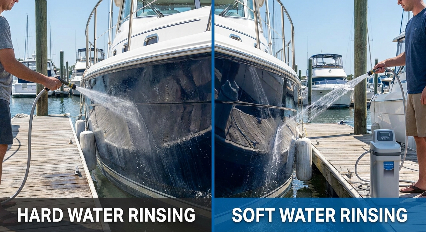 Can Soft Water Help Your Boat Shine Longer at the Marina?