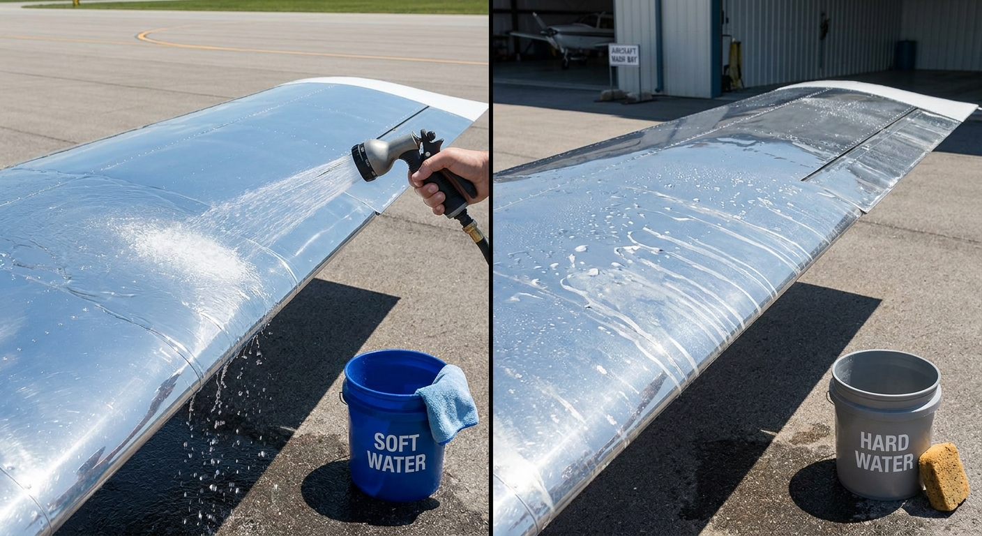 Should You Use Soft Water to Wash Your Airplane Exterior?