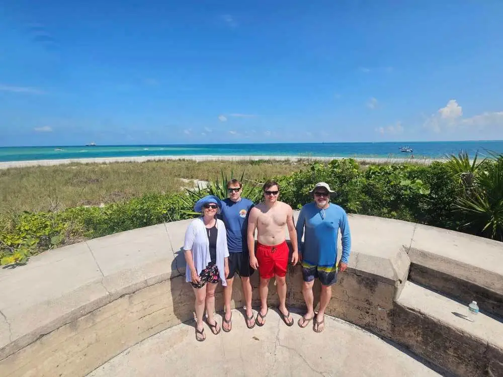 Enjoying water activities provided by Allen's Aquatic Adventures.