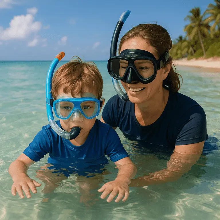 How to Make Kids' First Snorkeling Trip Fun in Treasure Island