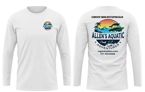 Enjoying water activities provided by Allen's Aquatic Adventures.